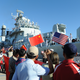 Chinese destroyer Qingdao visits Pearl Harbor, 2013.
